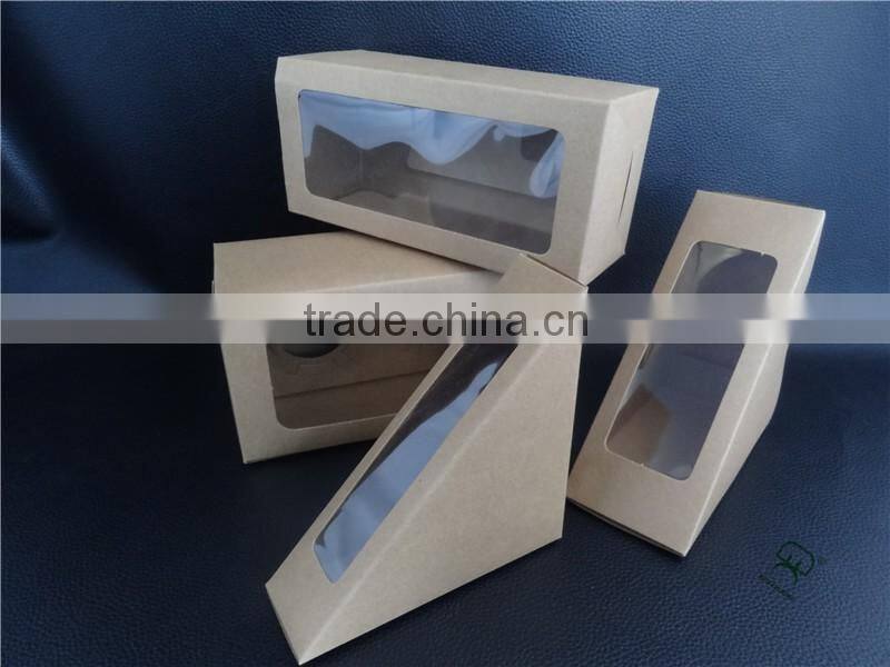 Brown kraft paper sandwich box