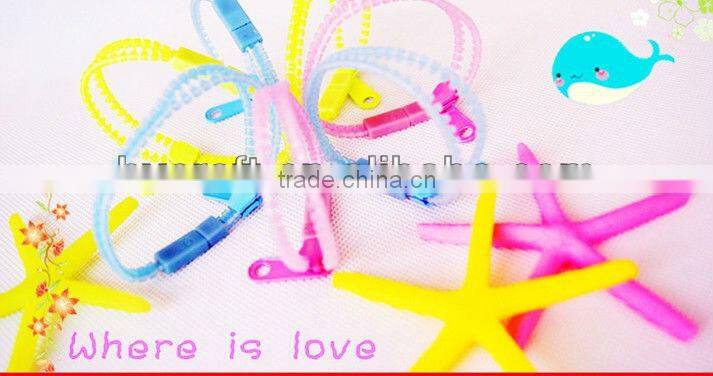 2013 hot sale glow in dark zipper bands