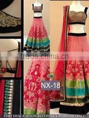 Vibrant White Net Designer Lehenga Choli/Online shopping for Indian lengha choli