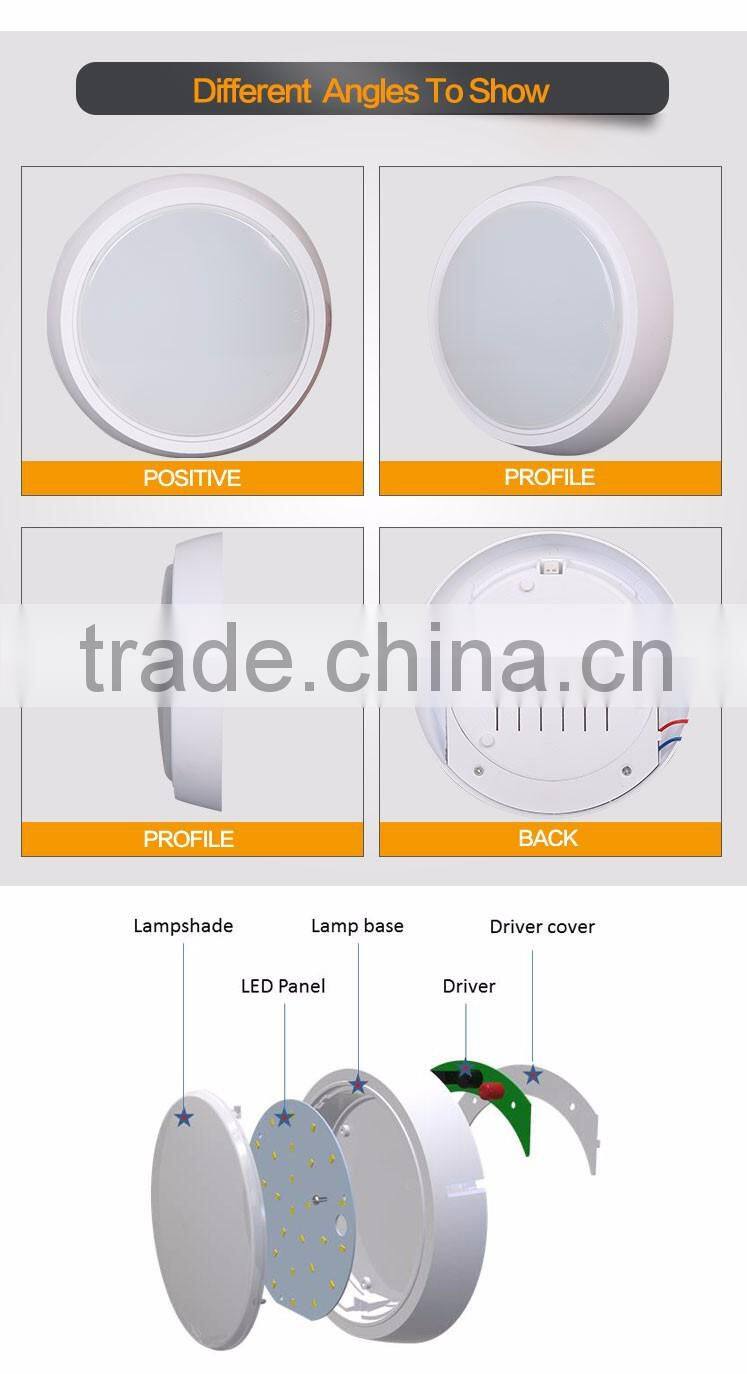 10W IP20 led Round-ceiling light