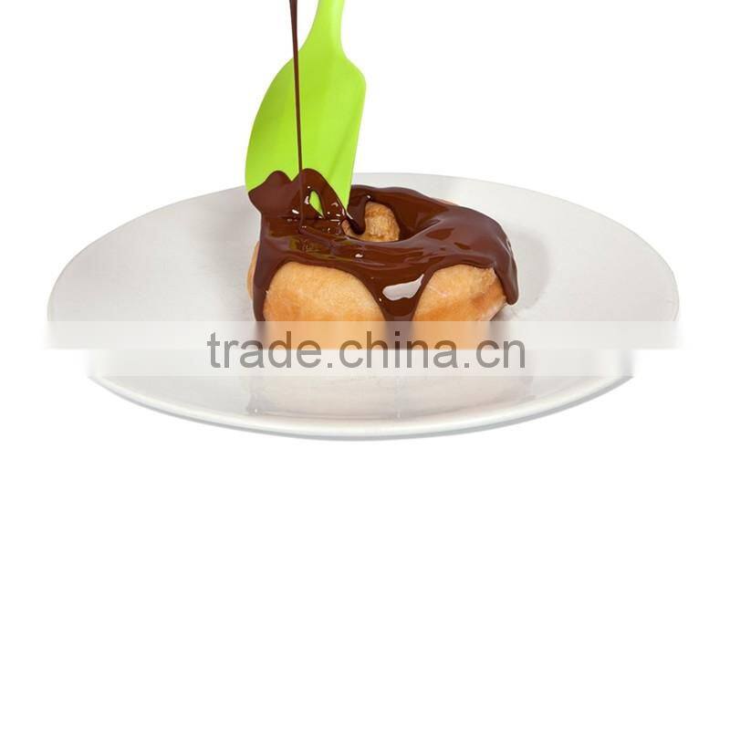 3-Piece Silicone Spatula Set - 2 Large & 1 Small Heat Resistant Cooking Utensils