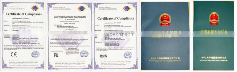 rohs CE FCC solar energy power bank