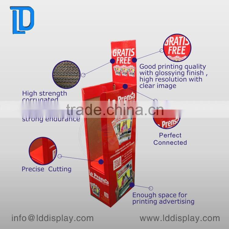 Supermarket food dump bin display snack retail dump bins