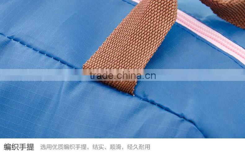 fashion polyester travel fold bag carry bag