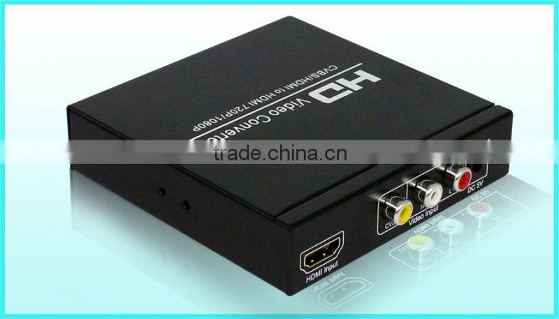High quality AV+HDMI to HDMI converter