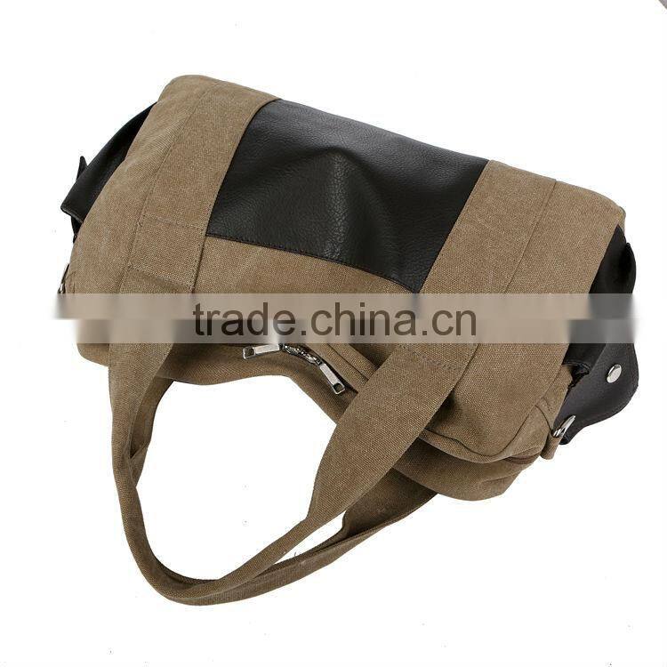 Wholesale classical handle canvas bag for women