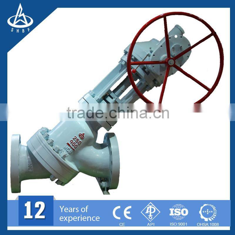 DN350 motor Y-type Slurry Valve