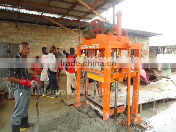 Machine for Small Factory!! Low Investment Cement Concrete Block Making Machine QTJ4-40