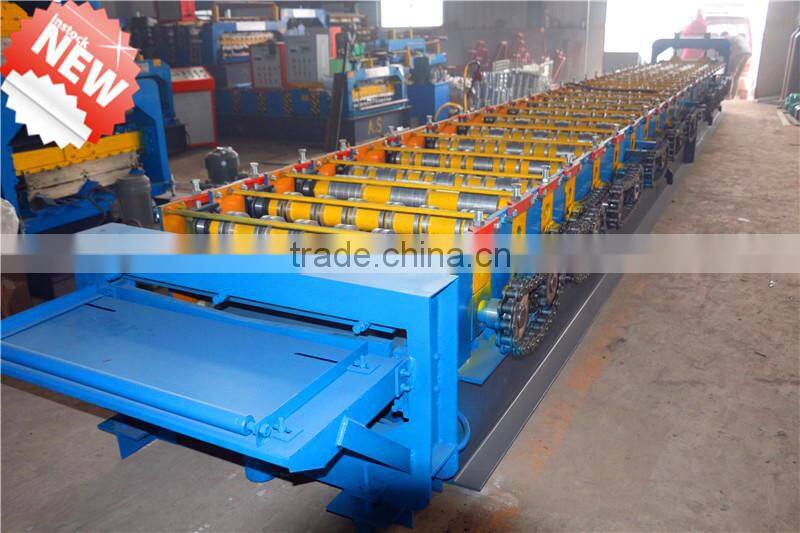 Dixin Decking floor production roll forming line /high quality deck floor machine