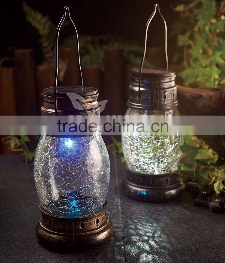 xmas decorative light sun jar bottle design solar energy led lights