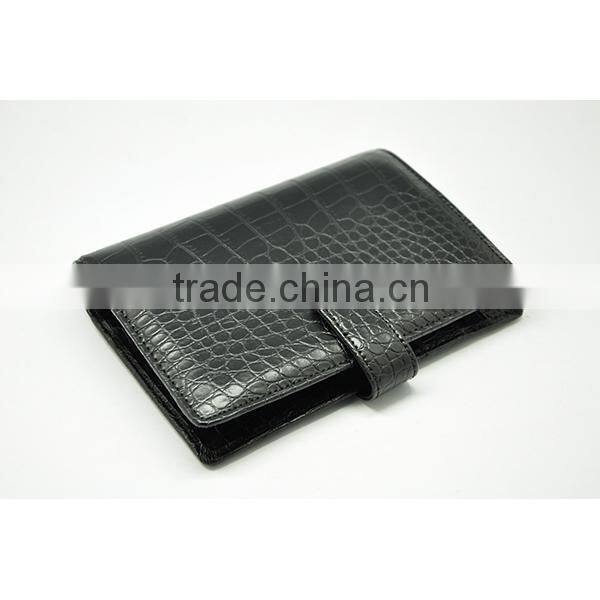 PVC protective book cover with 6 ring binder and embossed logo