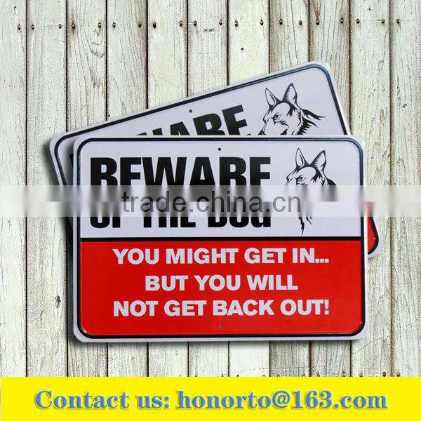 stamping warning sign decorative warning sign craft metal signs