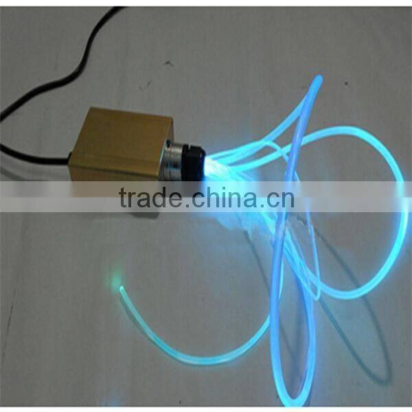 the entire body fiber optic transparent tiny fiber optical 1km price with 7color changing or RGB
