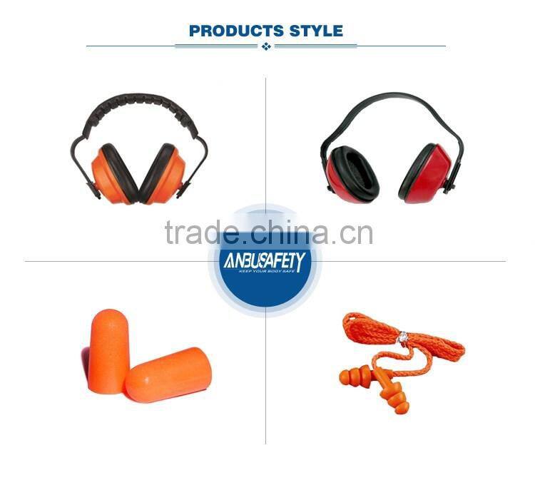 free sample noise proof orange pu ear plug