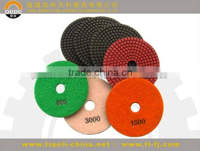 power tools Grit 50#-3000# flexible diamond polishing pads