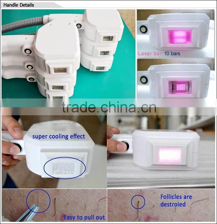 New type CE TUV multifunction elight lightsheer diode laser TEC cooling system
