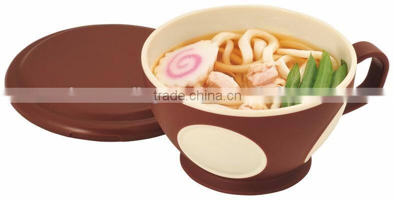 MOGMUM Soup Mug with Lid Orange Plastic