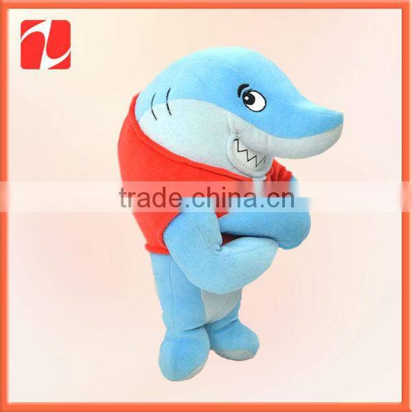 Hot Selling plush shark keychain in China shenzhen OEM