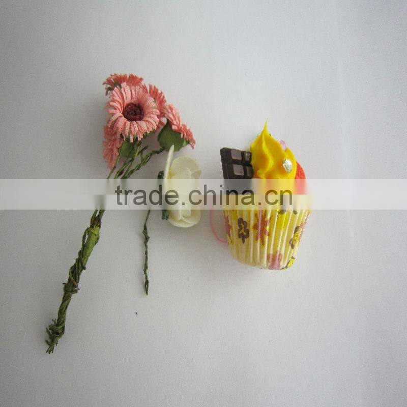 Hot USA Fake Ice Cream Fake Cup Cake Display Key Chain