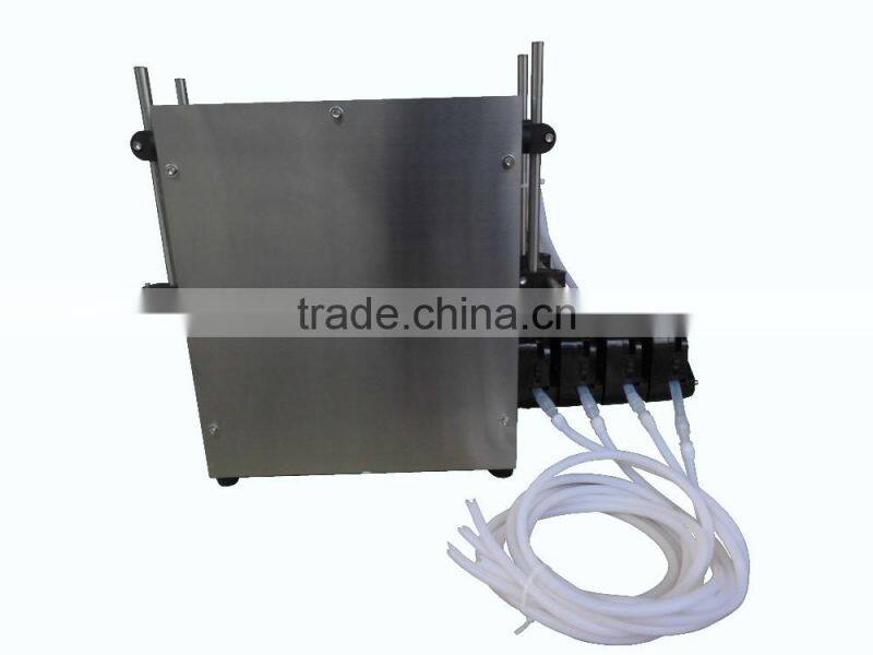 Semi-automatic Electric 4 nozzles Peristaltic organic Liquid Oil filler