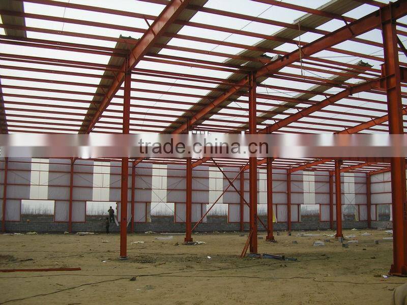 Light Steel Prefabricated Galvanized Sheet Metal Workshop