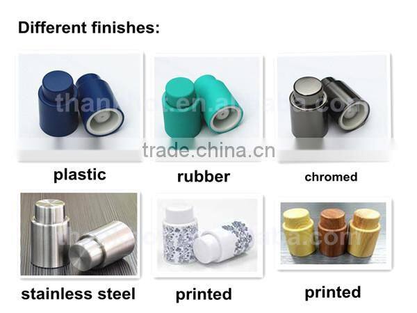 Custom Pumpable vacuum wine stopper with different pack