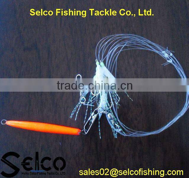 high quality sabiki with hook,fishing rigs
