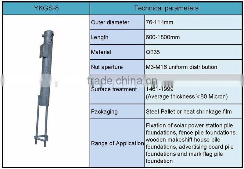 Hot dip galvanized carbon steel Solid Shaft Helix Screw Anchor