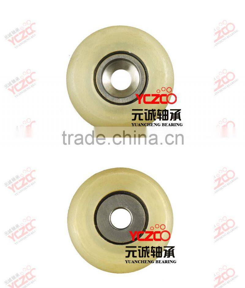 Popular cabinet roller,rubber wheels for sliding wardrobe/closet