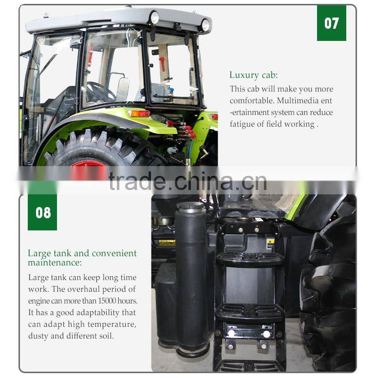 WHEELED TRACTOR BOTON BTD1204 120hp 4WD with DEUTZ engine and cabin