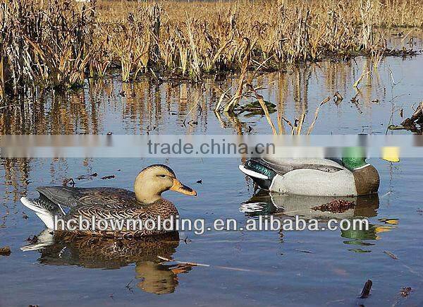 OEM Blow Molding Plastic female and male duck decoys