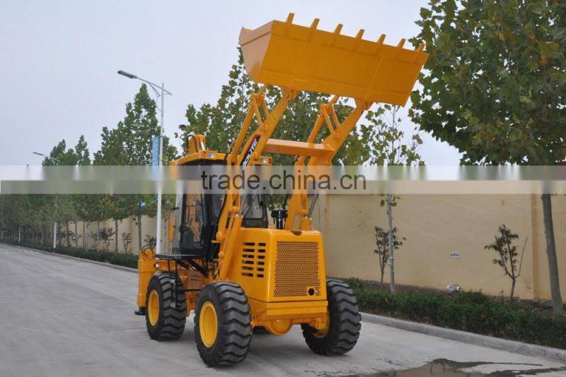 backhoe loader farm tractor with pilot control in cheap price