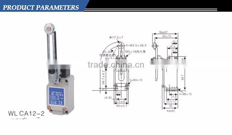 Wholesale price waterproof aluminum alloy switch limit for sale