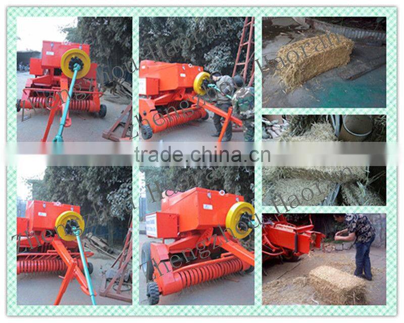 hot selling square shape rice straw baler for sale