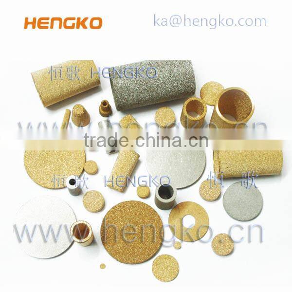 Microns copper powder sintered filter disc