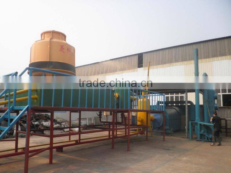 Anti-explosion 5TPD environmental Friendly waste tire recycling to oil pyrolysis plant