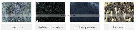 Tyre recycling plant