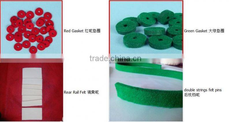 Wool felt upholstery fabric/ wool piano felt strips