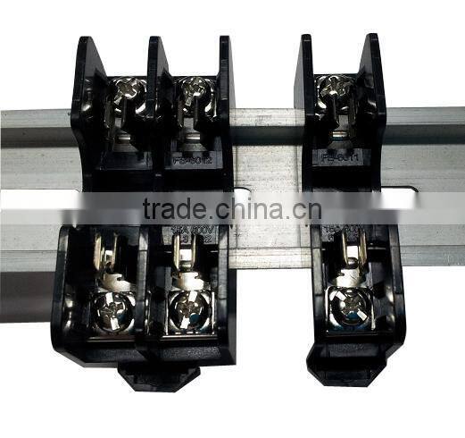 FB-6012 Panel Mounted 600V 2 Pole 15 Amp Glass Fuse Base