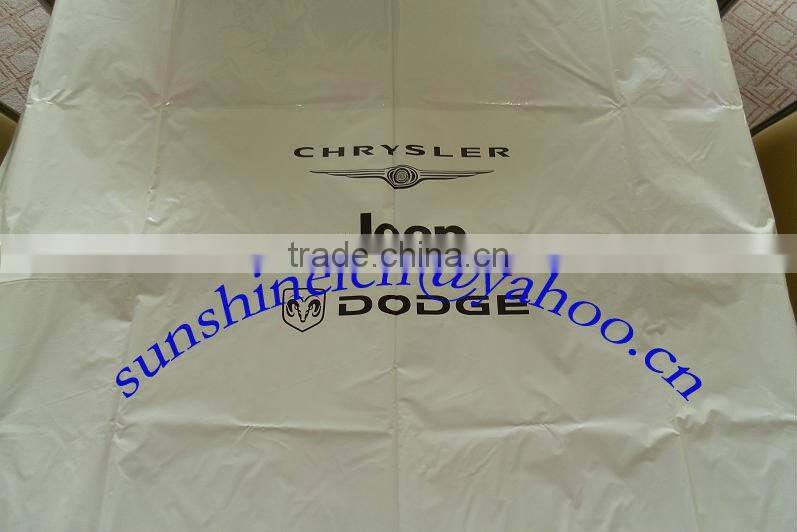 Benz plastic pe materail white color Volvo auto seat covers