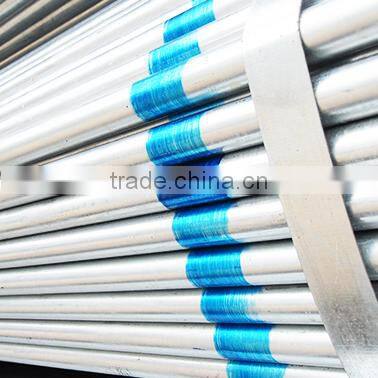 ASTM A53 Pre galvanized welded 1 1/2 inch 6000mm steel pipe