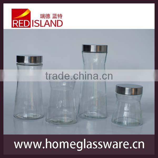 food storage glass jar for surgar