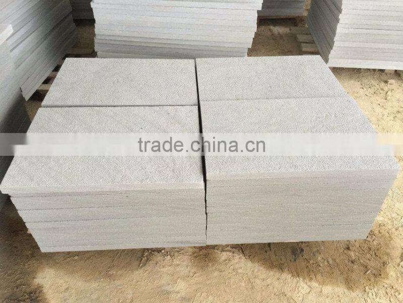 White sandstone tile for project
