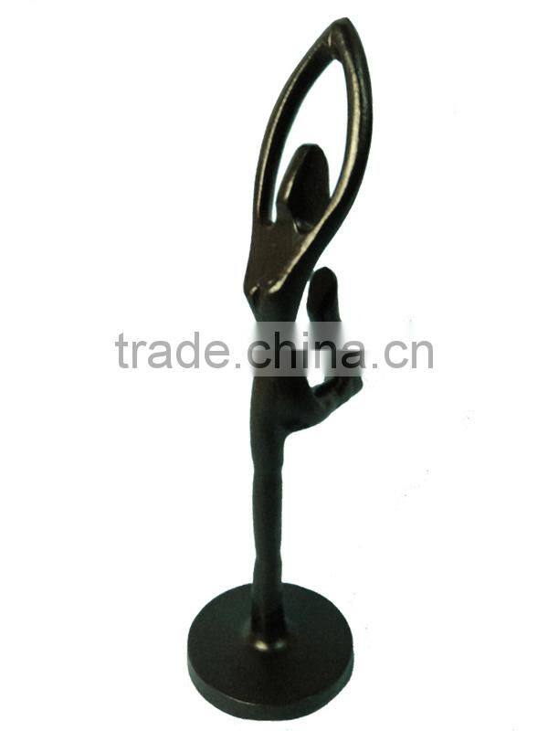 Bright Finish Solo Dancing Figurine Aluminum Home Decoration Figurine