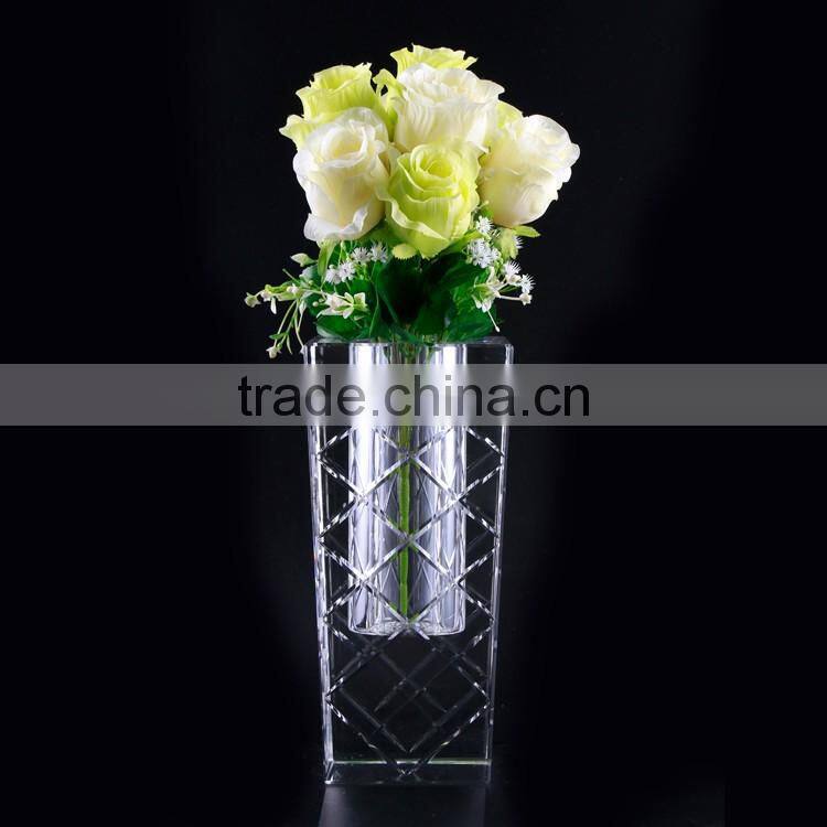 Latest Arrival good quality hand made crystal vase China sale