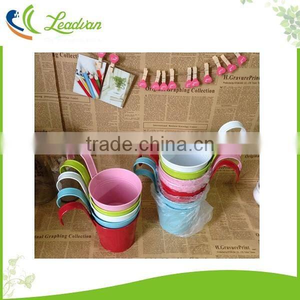 hanging wrought iron wall planters