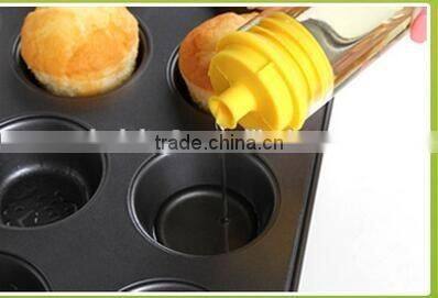 CY129 Olive Oil Vinegar Dispenser Bottle Basting Brush Pour Baste Store Space Saver Salad Dressing Cruet Food Storage Container