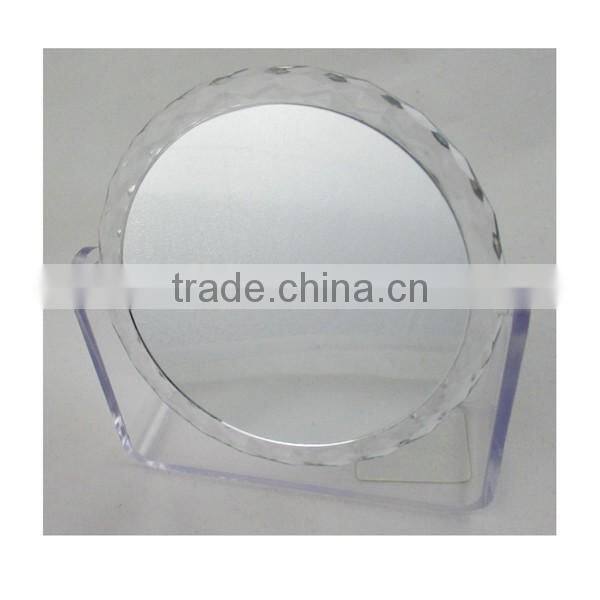 Particular shape shinning framed mirror for girls' gift