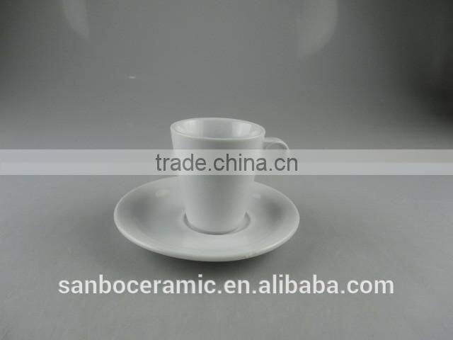 Stock Middle East White Porcelain Coffee Cup for espresso,Tea Cup Set with Gife Box