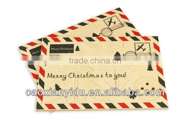 Christmas Tree Greeting Card 2014 New Year Gift New Arrival